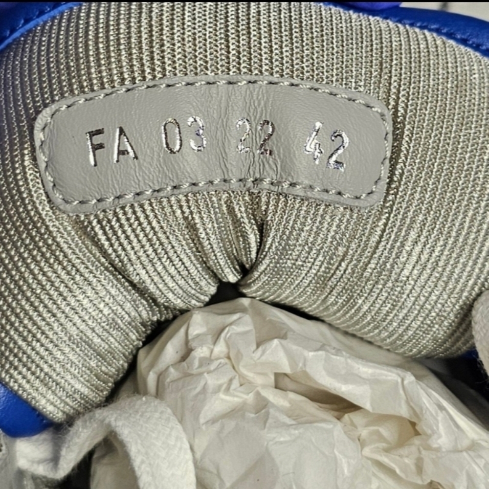 Dior B27 High Top Sneaker Men Brand New - Blue - size 9 US 42 EU. - Picture 9 of 11